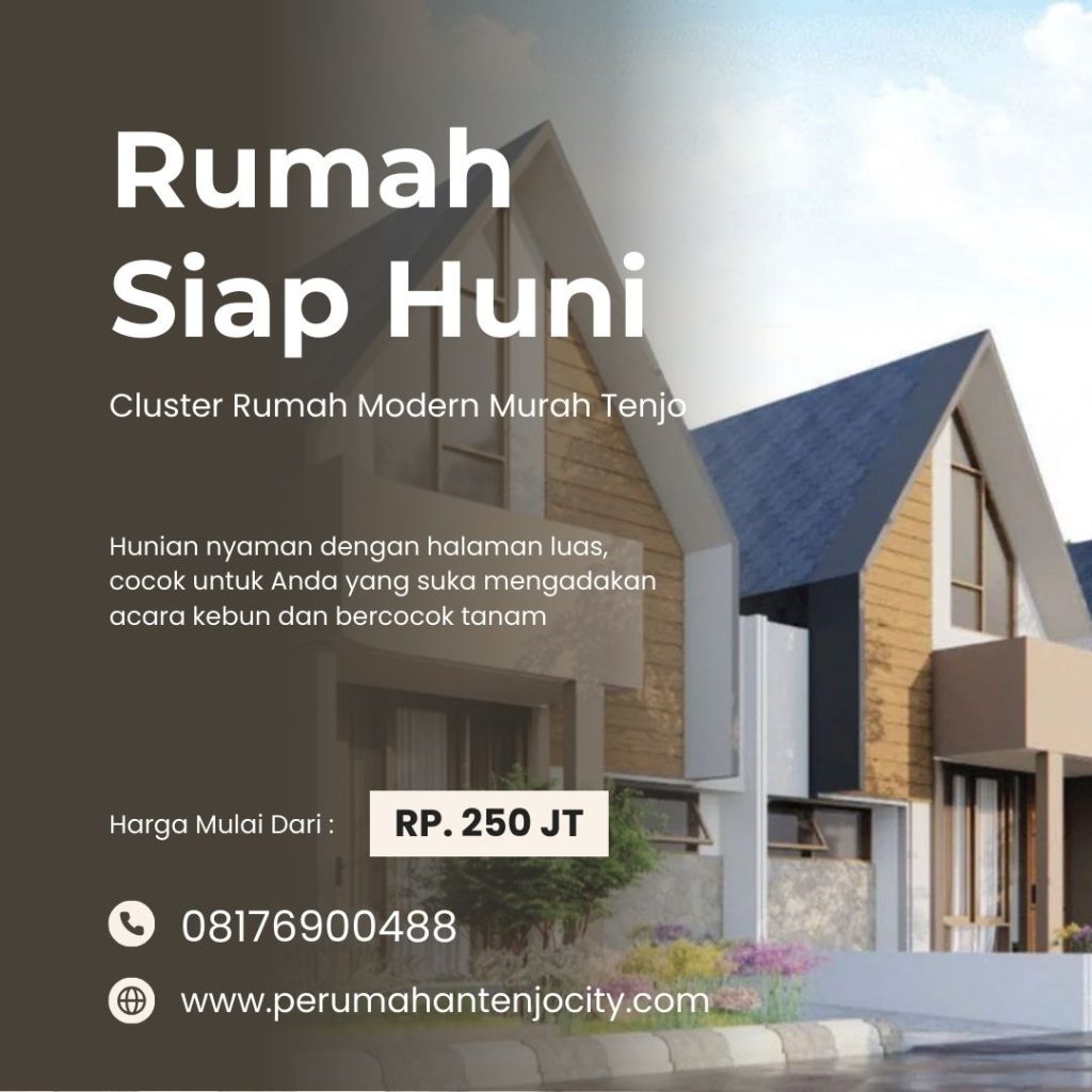 Cluster Rumah Modern Murah Tenjo