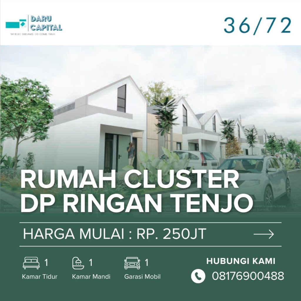 Rumah Cluster DP Ringan Tenjo