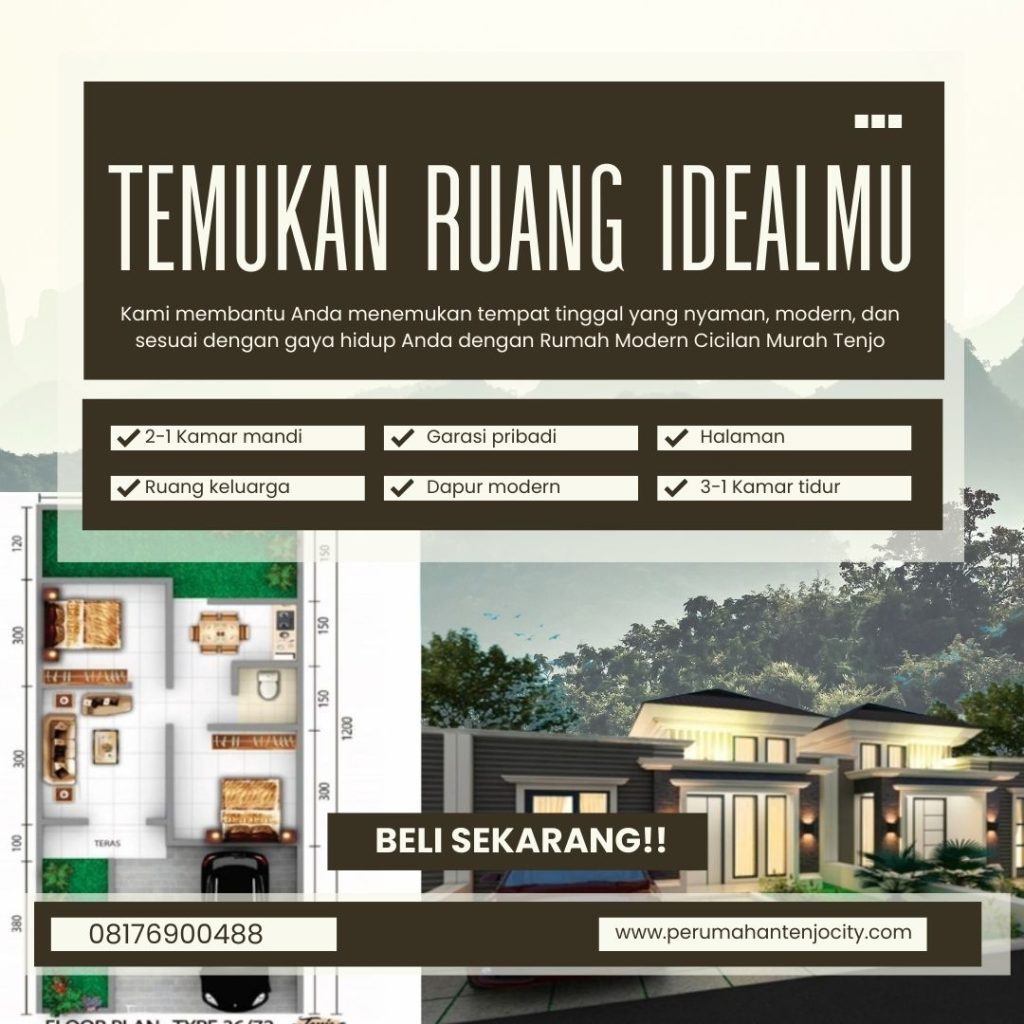 Rumah Modern Cicilan Murah Tenjo